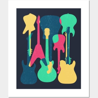 Electric Guitars - Music Art Posters and Art